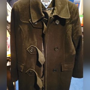 157. Tommy Hilfiger black wool coat